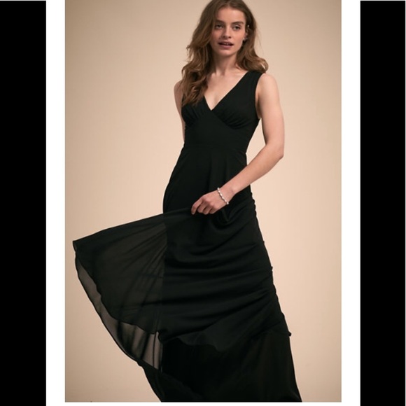 NWT BHLDN Capulet Dress Black Medium - Picture 1 of 16